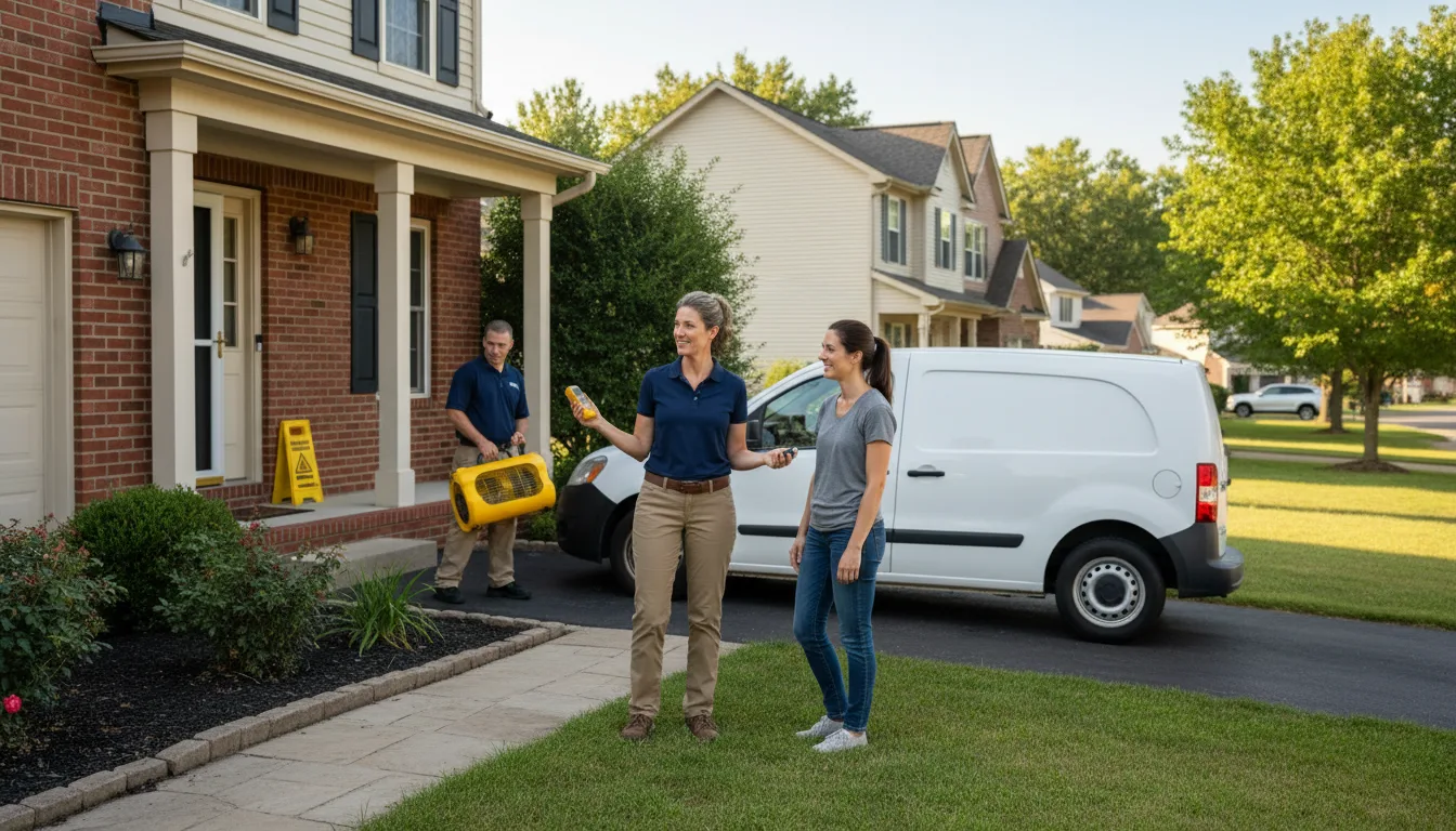 Residential water damage restoration in Hazlehurst, MS